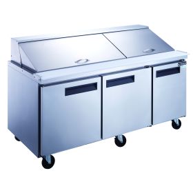 DSP72-30M-S3    Commercial SaladPrep Table  Refrigerator made by stainless steel